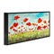 Stupell Industries Bright Red Poppies Meadow Framed Giclee Art